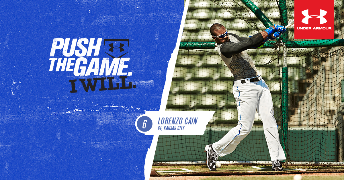 Push The Game with Lorenzo Cain. Baseball Under Armour at Academy Sports and Outdoors.