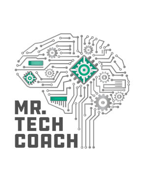MR TECH COACH LLC branding and website design — modern tech identity by Melissa Cadavid