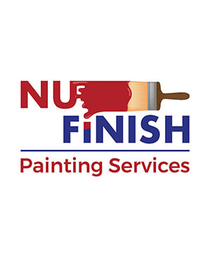 Nu Finish Painting Services logo, visual identity, and brand collateral by Melissa Cadavid